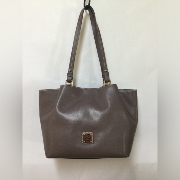 Dooney and Bourke Grey Shoulder Bag - Picture 4 of 16